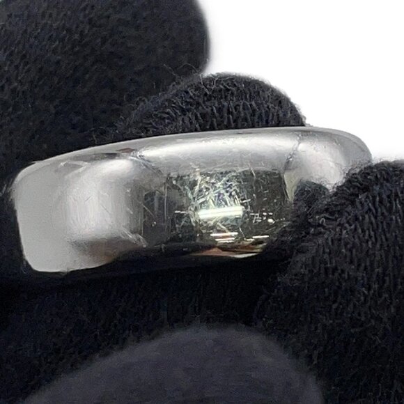 HERMES Etrier Ring Size T62 Metal/Lacquer Black H100060FJ0360 - Picture 9 of 11